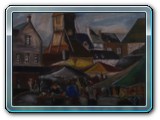 marche  place ste Catherine Honfleur 60x44